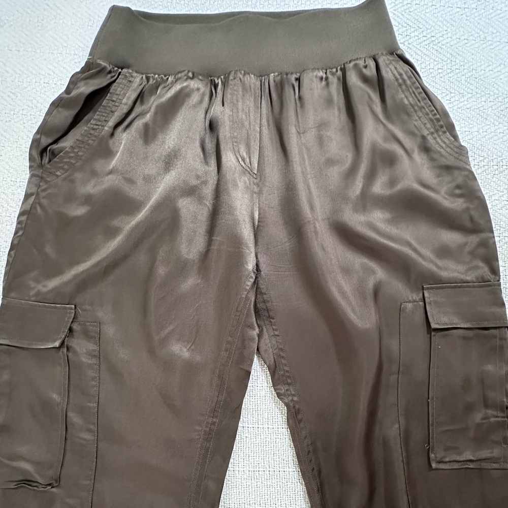 Anthropologie Cinq a Sept Tous Les Jours Giles Pants in Olive Green - Picture 7 of 13